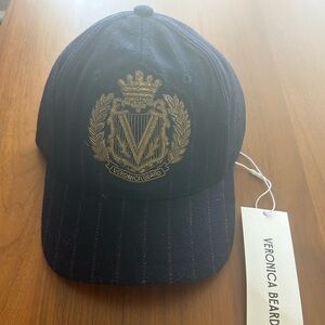 Veronica Beard striped Baseball cap